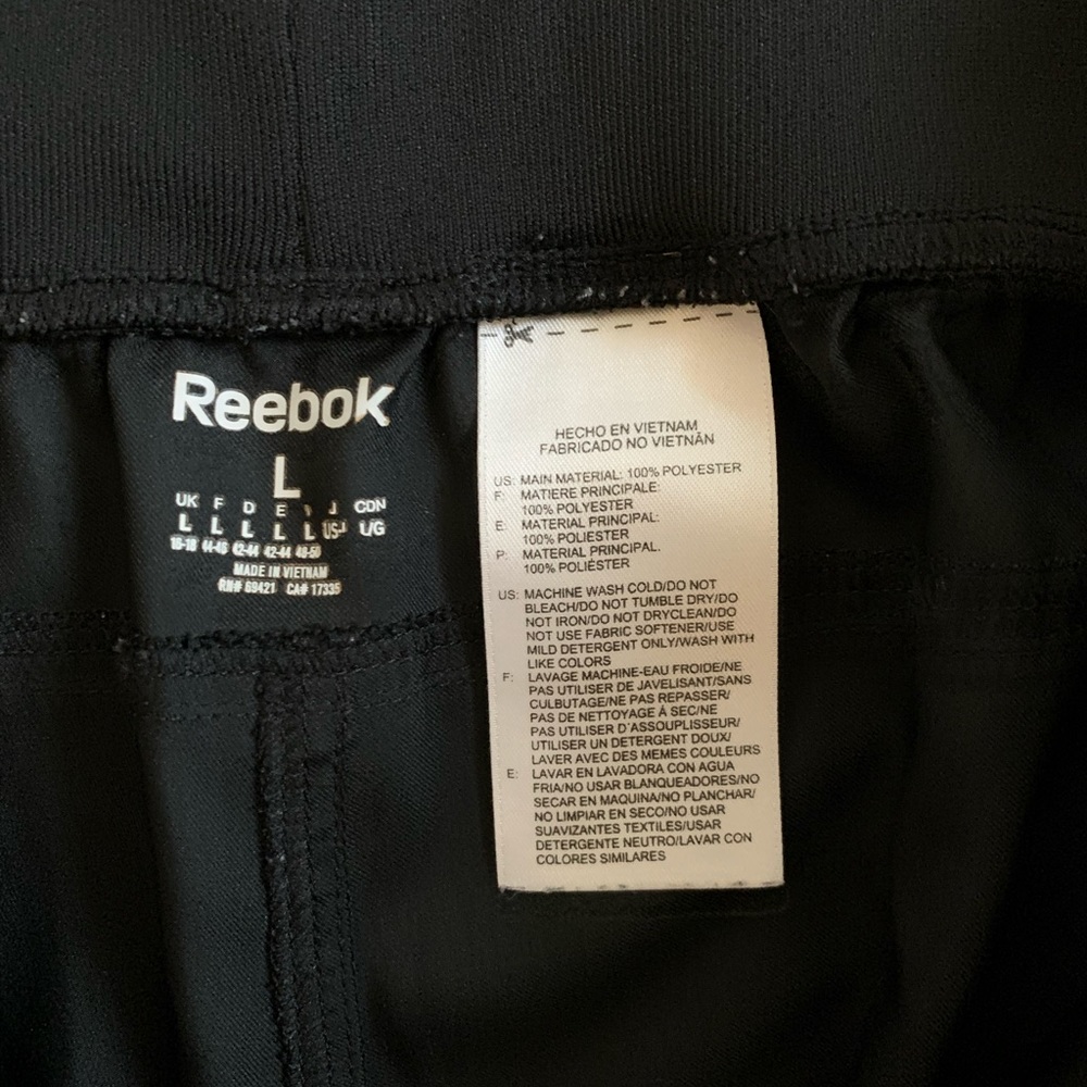 Black Athletic pants Reebok - Picture 3 of 6